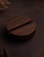 Wood Stand - Dark Stained Oak